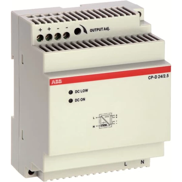 ABB CP-D 24/2.5 Power supply In: 100-240VAC Out: 24VDC/2.5A