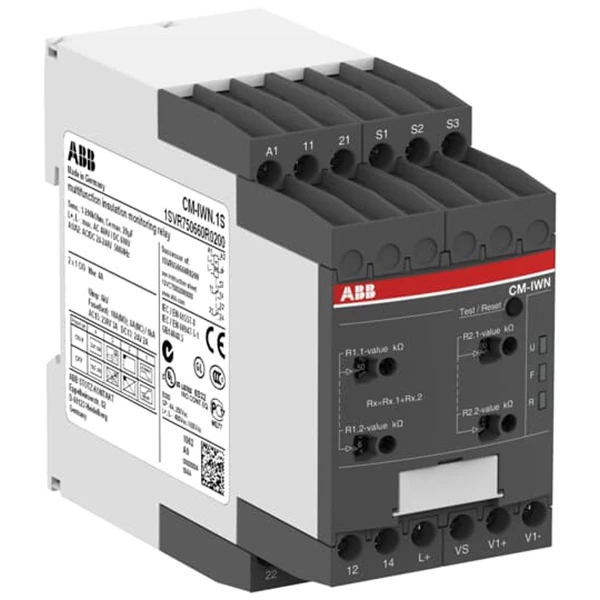 ABB CM-IWN.1S Insulation monitoring relay 24-240VAC DC